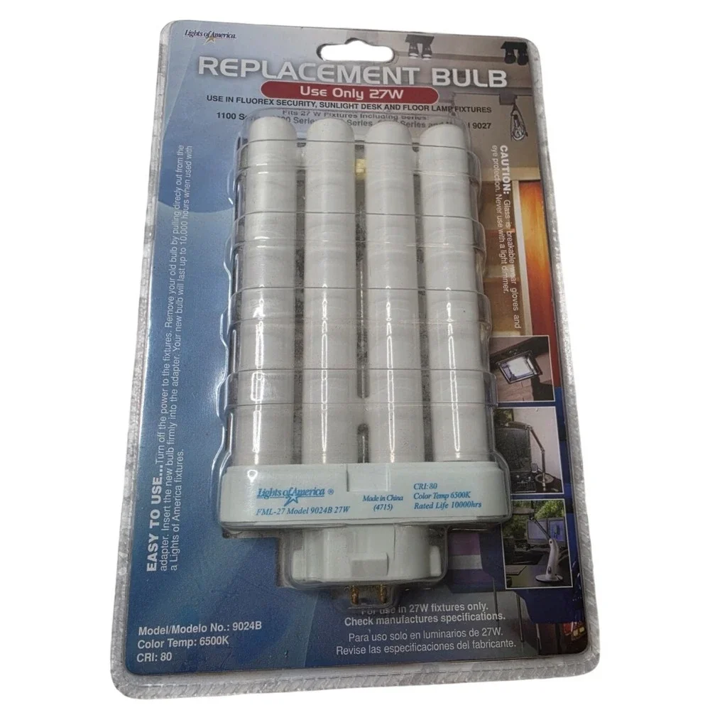 Lights of America Replacement Bulb 27W Flourescent Warm White Tubular Light Bulb